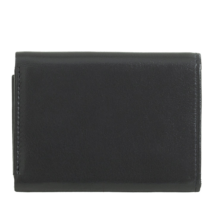 Dudu Small Men's Leather Wallet、女性の財布、紙幣とカードのドアを備えたコンパクトなデザインドア