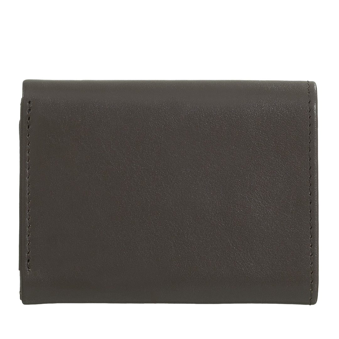 Dudu Small Men's Leather Wallet、女性の財布、紙幣とカードのドアを備えたコンパクトなデザインドア