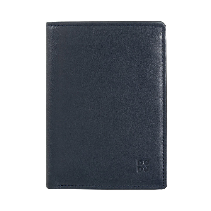 Dudu Men's Wallet for RFID書中的多色皮革和閃電