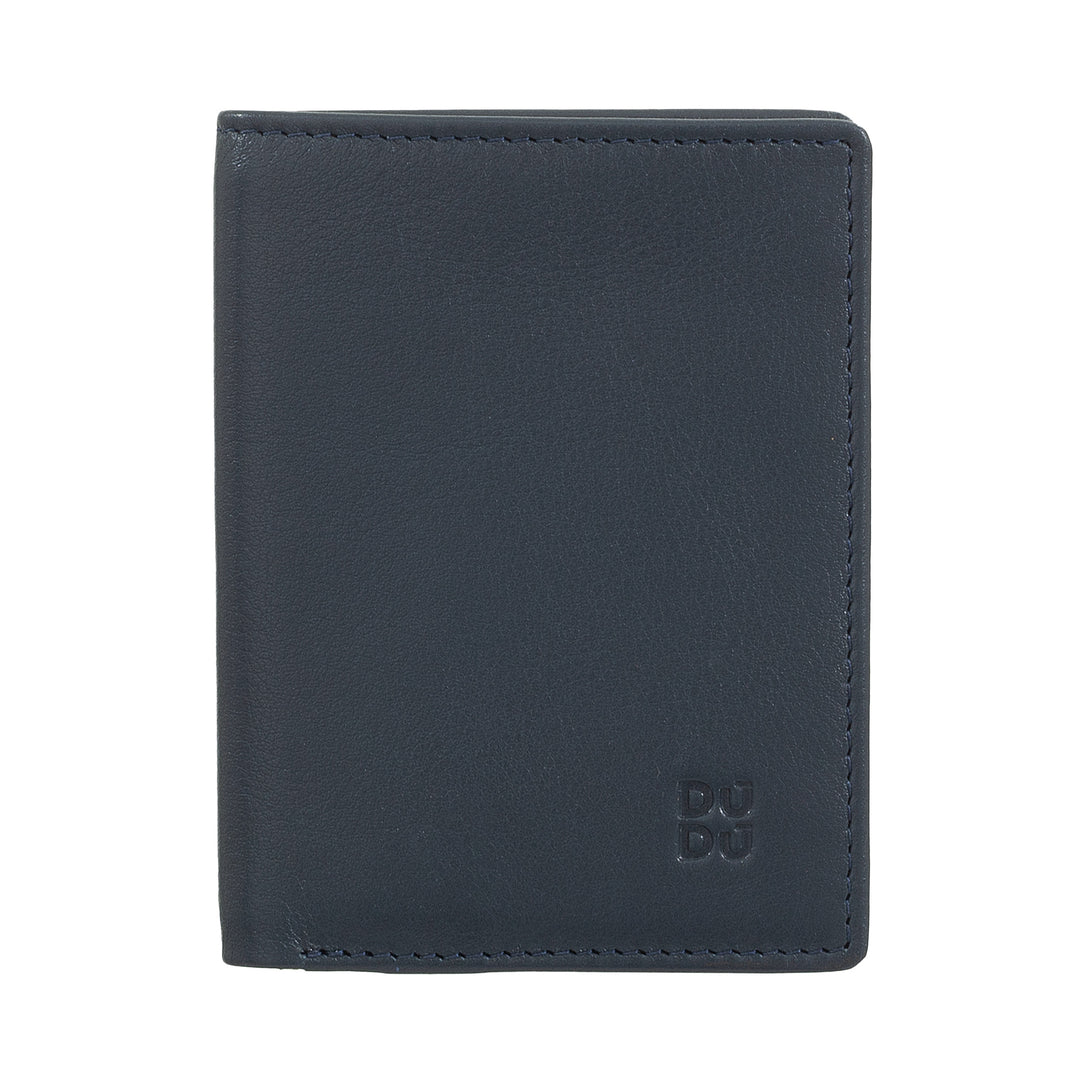 Dudu Men 's Leather Wallet, 신용 카드 홀더가있는 슬림 남성 지갑, 현금 사례 홀더, 소형 및 소형, RFID 보호 기능