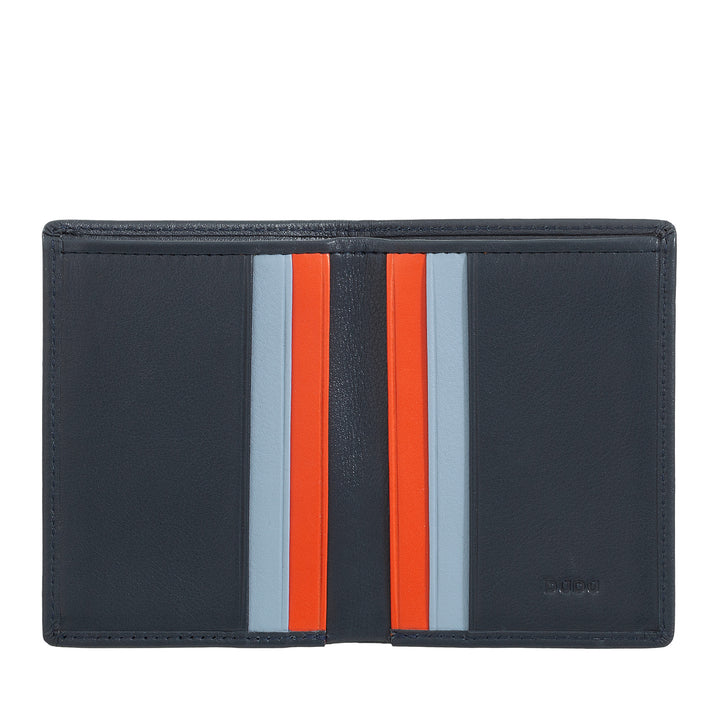 Dudu Men 's Leather Wallet, 신용 카드 홀더가있는 슬림 남성 지갑, 현금 사례 홀더, 소형 및 소형, RFID 보호 기능