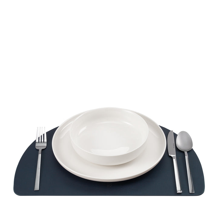 Dudu American Leather Placemat，早餐桌布午餐，雙面雙面，非slip，新月44x30厘米，兩個the