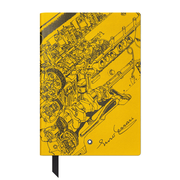 Montblanc Note Block＃146 A LINE MONTBLANC偉大人物Enzo Ferrari特別版Giallo Modena 134717