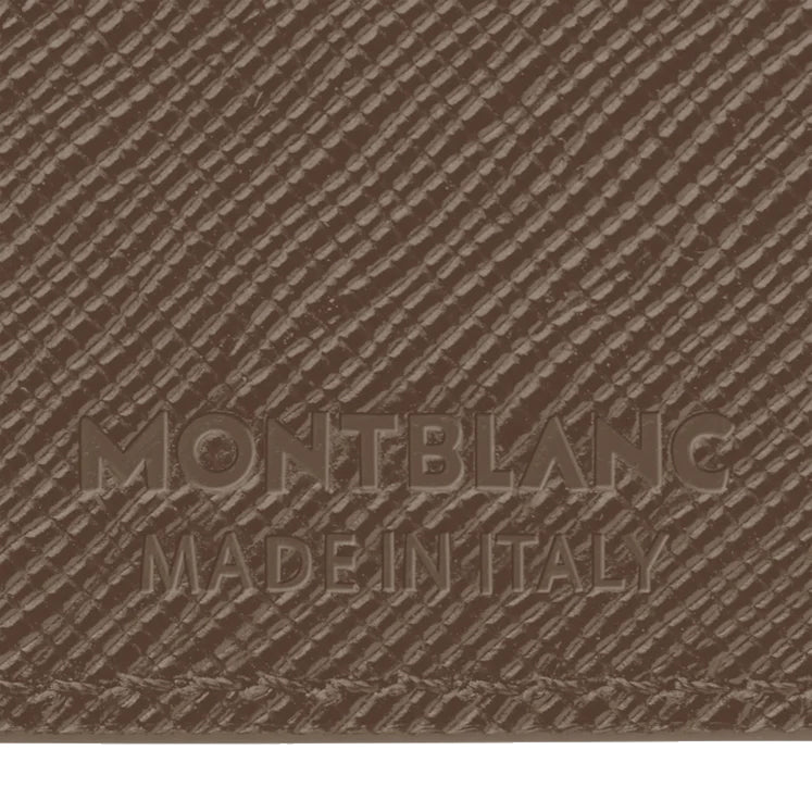 Montblanc 카드 홀더 5 구획 갈색 Sartorial 198243