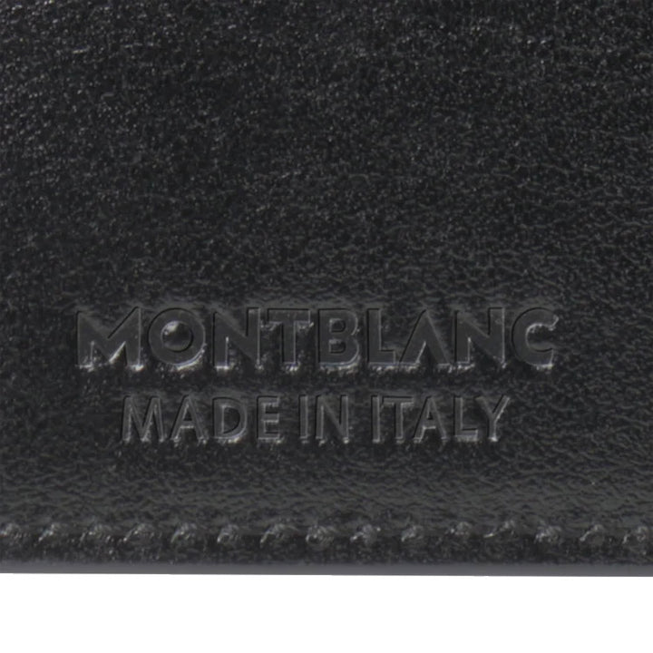 Montblanc Portafoglio Verticale 14 Comparti and Tasca con Cerniera Meisterstuck nero 7165