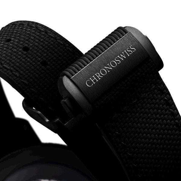 Chronoswiss Orologio Open Gear Resec Blue在黑色限量版上50Pezzi 44mm Blu automatico acciaio finitura dlc nero ch-6925m-ebbk