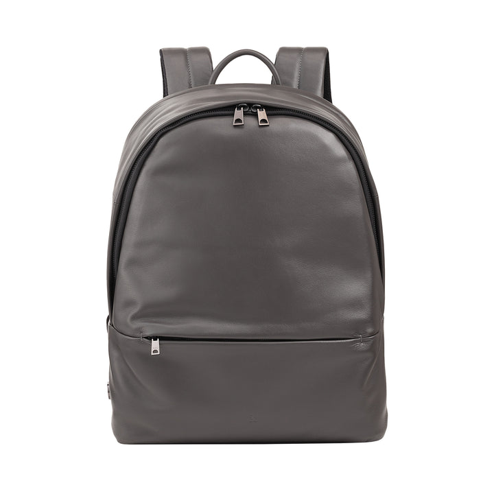 Dudu Leather Backpack Men Woman Door 15L-エレガントな旅行バックパックとラップトップ用のパッド入りポケット（最大13インチ）、調整可能なショルダーストラップ、コンパクトデザイン