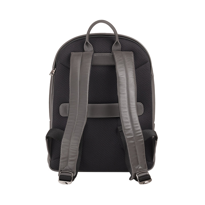 Dudu Leather Backpack Men Woman Door 15L-エレガントな旅行バックパックとラップトップ用のパッド入りポケット（最大13インチ）、調整可能なショルダーストラップ、コンパクトデザイン