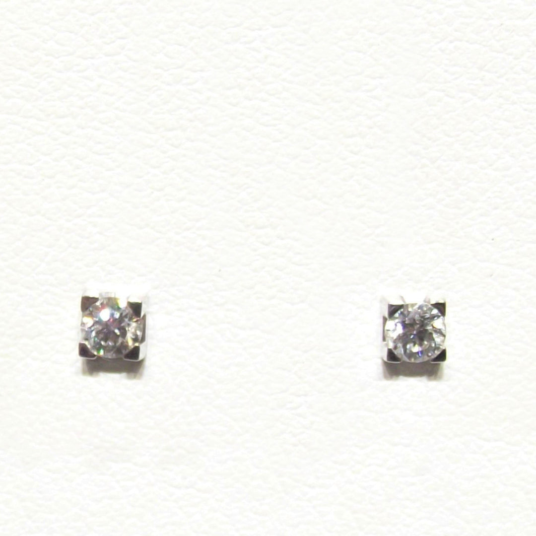 Davite & Delucci 귀걸이 포인트 라이트 18kt 골드 다이아몬드 0.42ct VS G BB8283-42