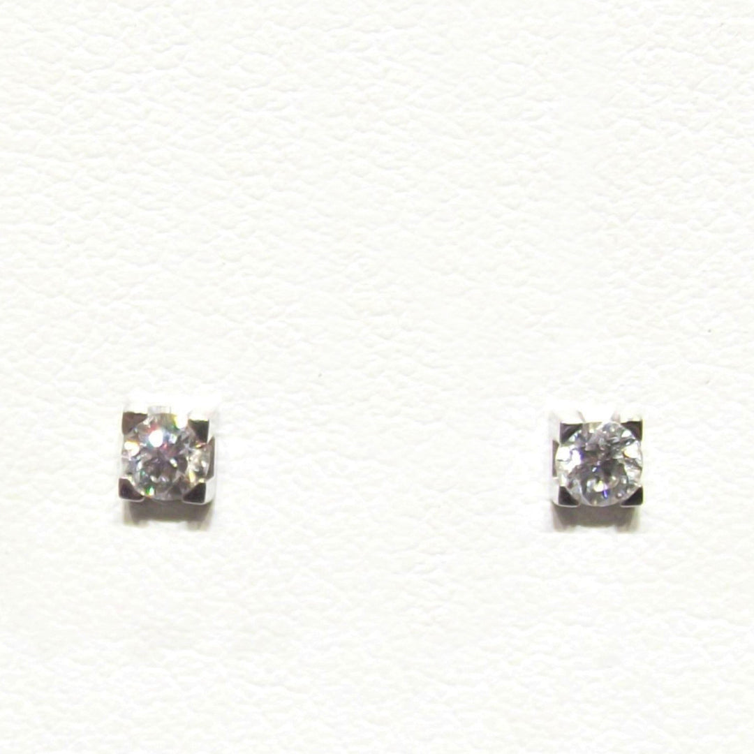 Davite & Delucci 귀걸이 포인트 라이트 18kt 골드 다이아몬드 0.46ct VS G BB8283-46