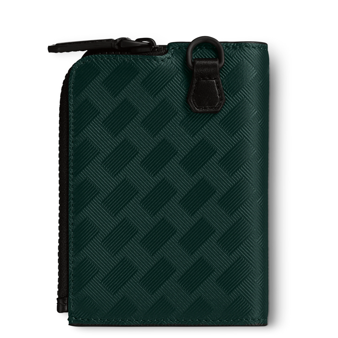 Montblanc 3 compartments zippered Montblanc Extreme 3.0 green credit card holder 130461