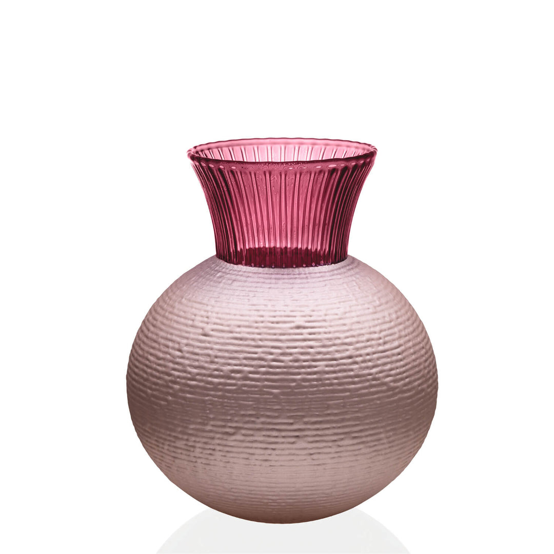Ivv瓶Ophelia H 25厘米吹口玻璃紫红色 8308.5
