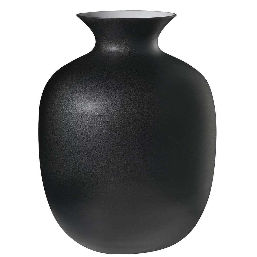 Ivvv花瓶リアルトラージH.30cm黒い装飾日食8567.3