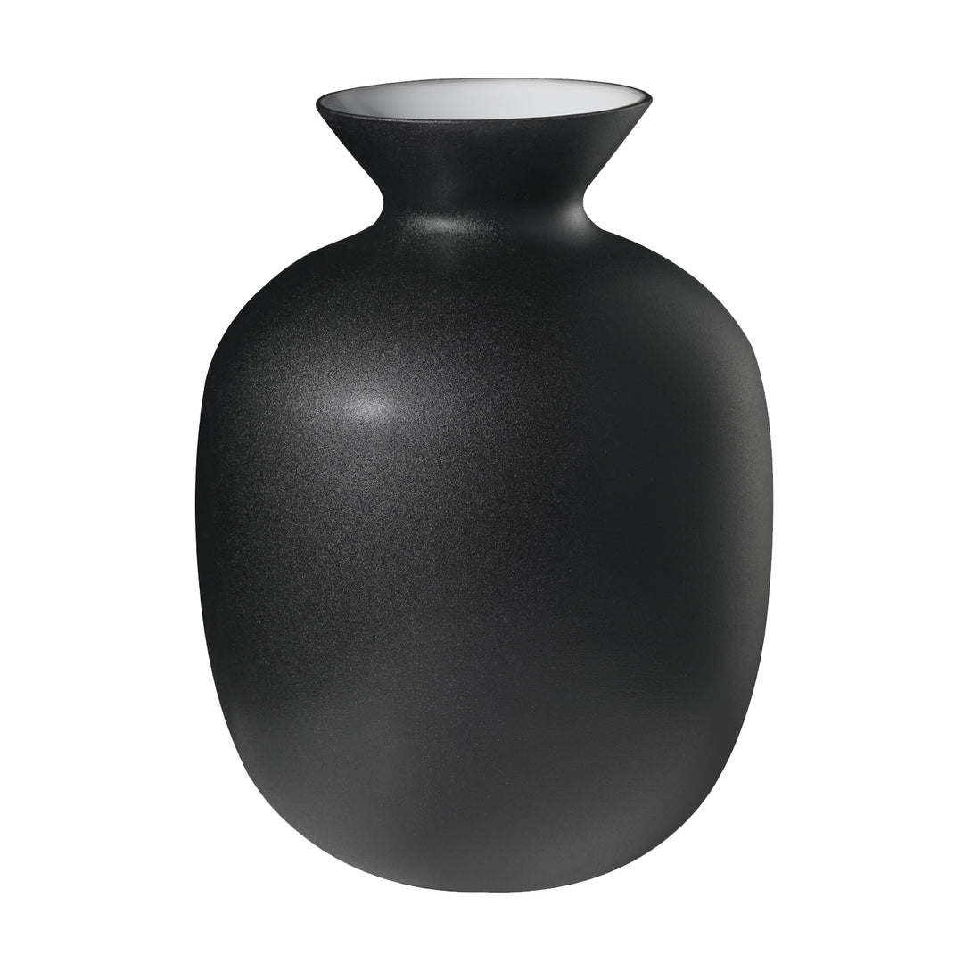 Ivv 花瓶リアルト Medium H.24cm 黒い装飾日食 8568.3