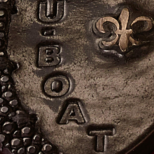 U-BOAT 钥匙扣光线皮革银 4945