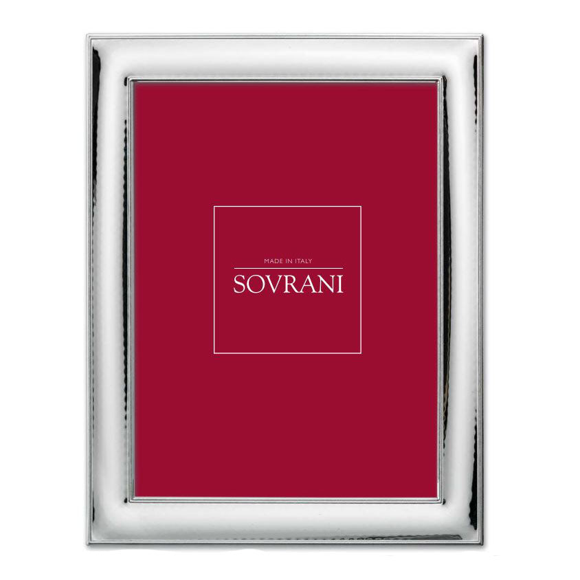 Sovereign Photo Frame Glossy 13x18cm Silver Bilaminated B464