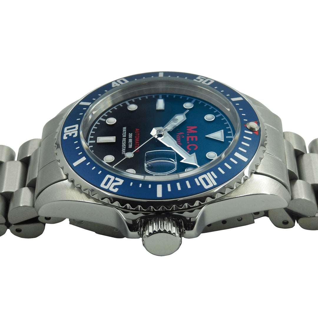 M.E.C. Nauta BL 40mm手錶自動藍色鋼Nauta BL（21）