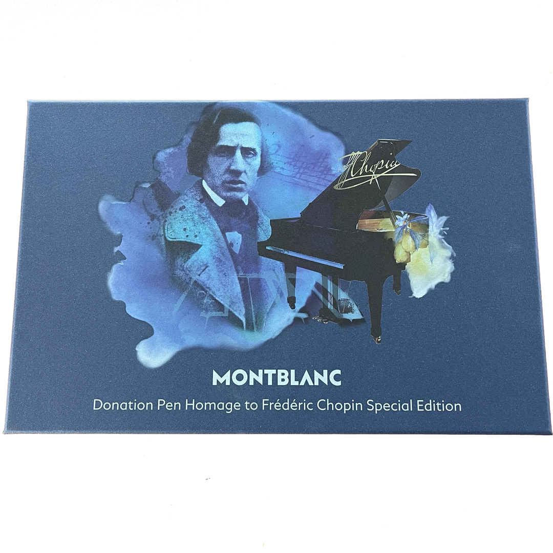 Montblanc roller 捐赠笔套装 Frederic Chopin + blocco note 127641