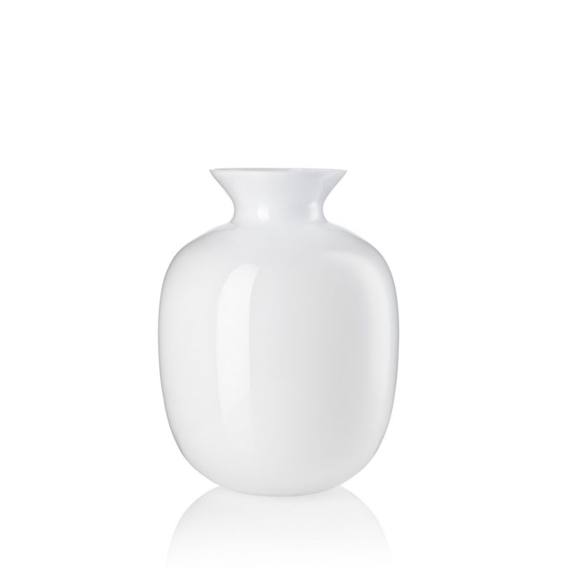 Ivvv花瓶リアルトH.24cm装飾白カーテン8568.1