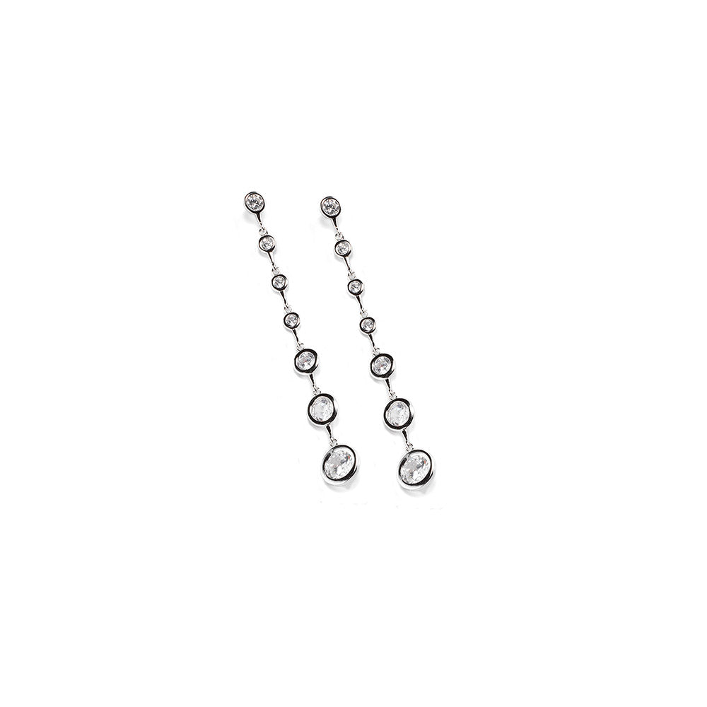 Sovereigns輕型耳環系列銀925立方氧化鋯J5290