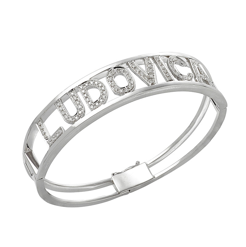 Ludovica 硬式表带 18kt 白金钻石SI 0004 BR