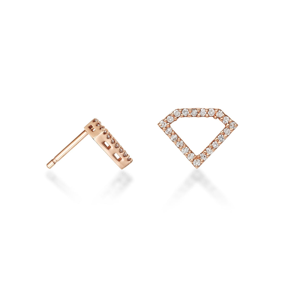 Golay Diamond Geometries earrings