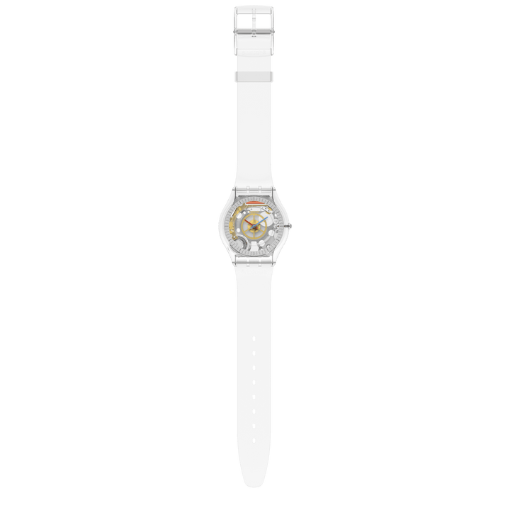 Swatch 시계 CLEARLY SKIN 오리지널 스킨 34mm SS08K109
