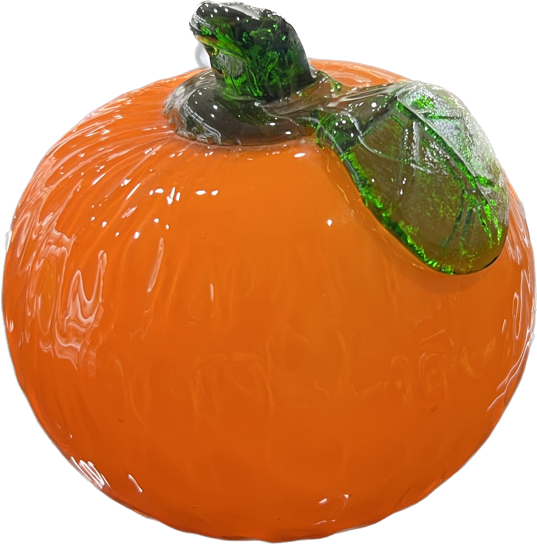 Murano 风格的吹制玻璃橙子浇头 ARA-ARAN-01