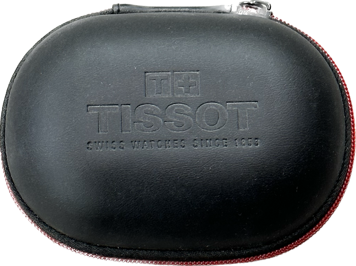 天梭黑色皮表布旅行包 TIS-01-BOX