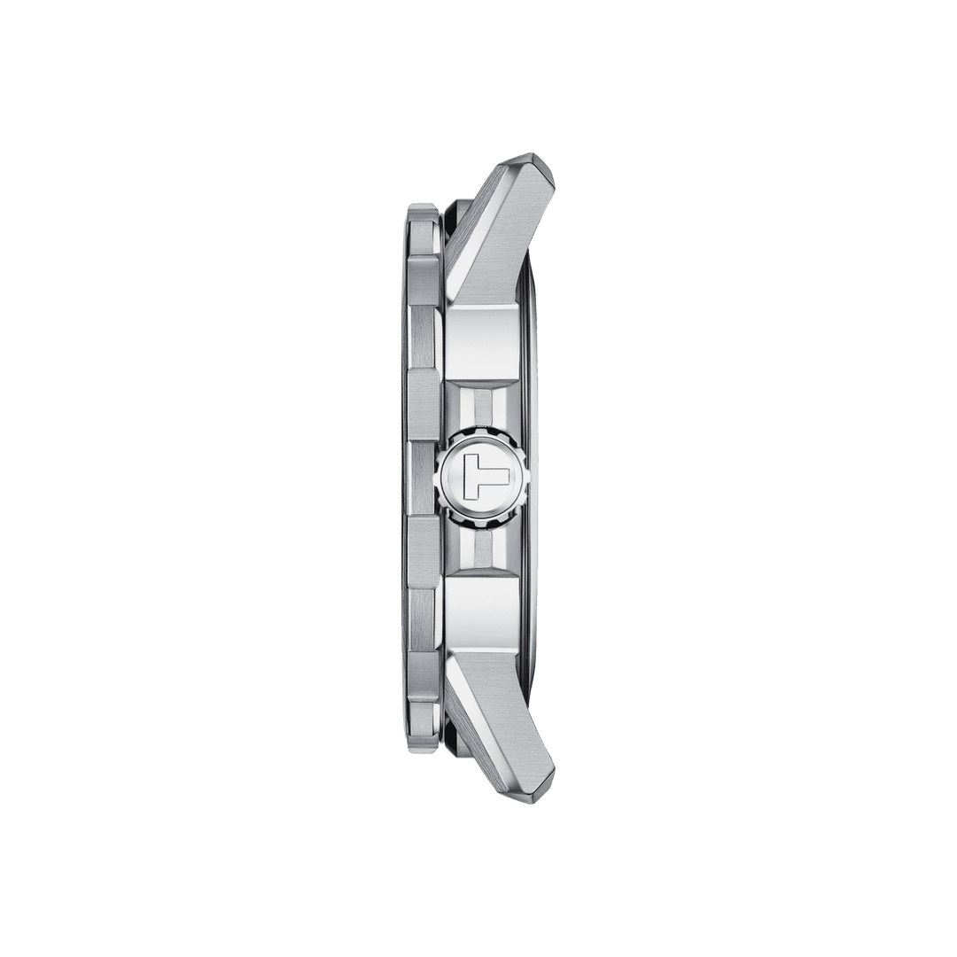티쏘 슈퍼 스포츠 젠트 시계 44mm 블랙 석 영 스틸 T125.610.17.17.051.00