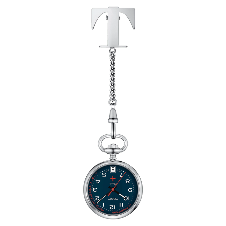 티쏘 시계 Infirmi ⁇ res 30mm 블루 석 영 스틸 T869.210.19.042.00