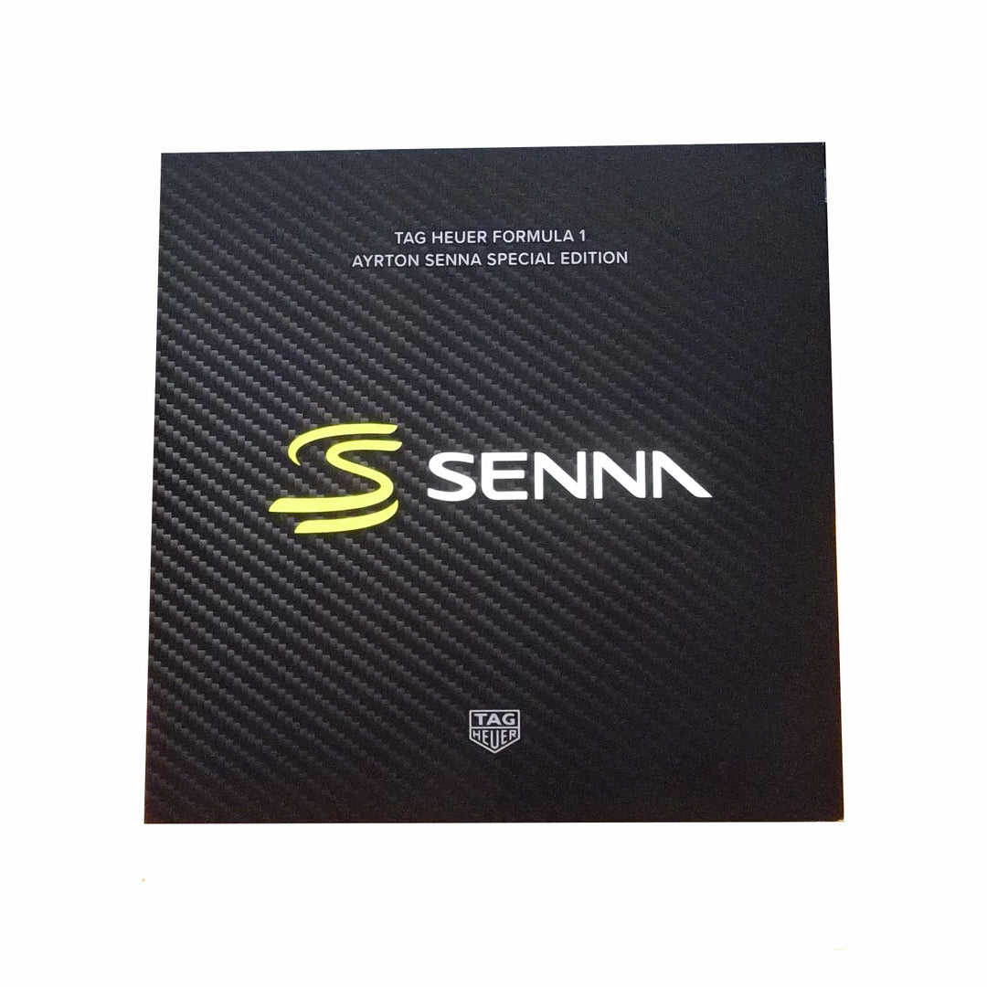 TAG Heuer(泰格豪雅)腕表公式1 x Senna 43毫米灰色石英不锈钢黑色PVD涂层CAZ101AJ.FC6487