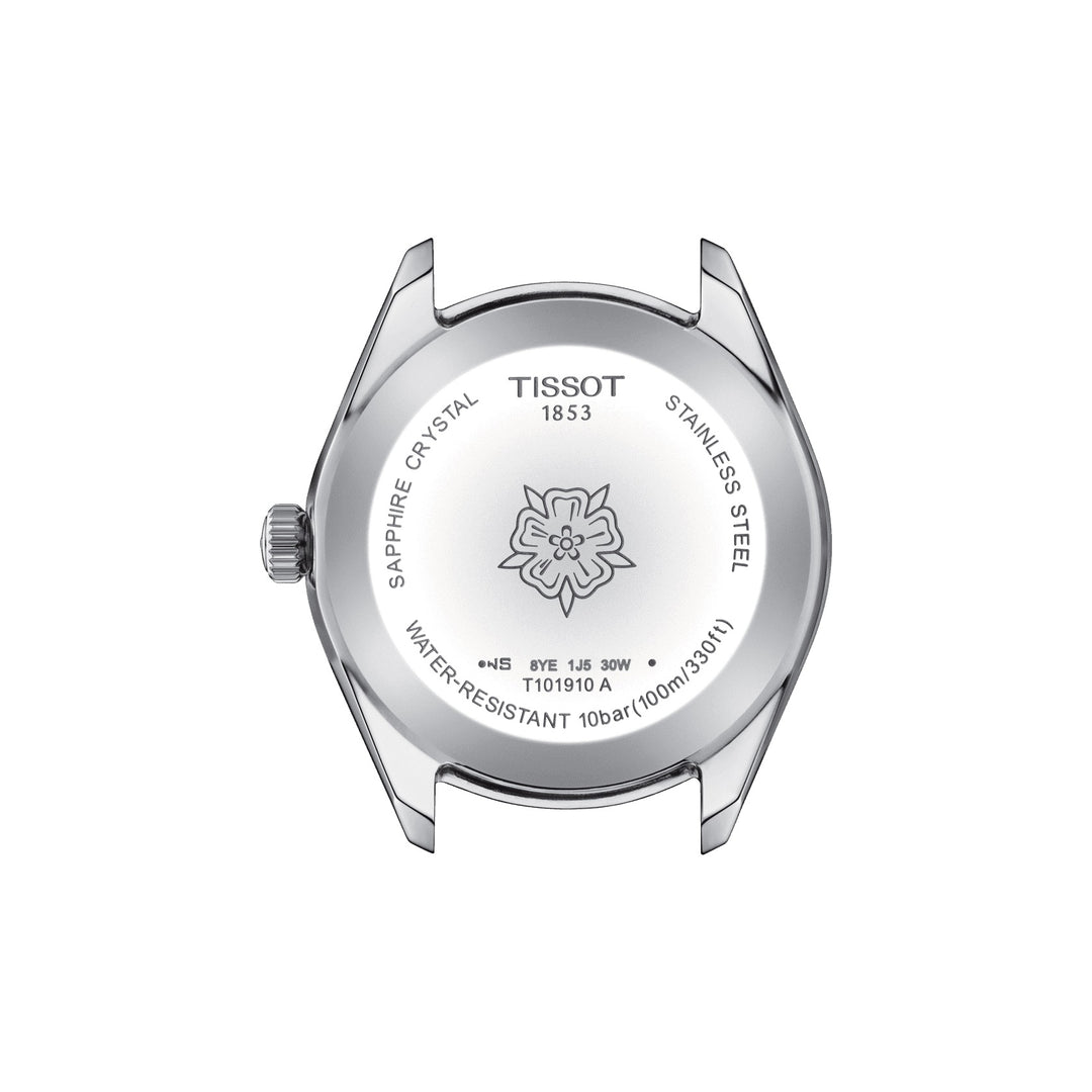 티쏘 시계 PR 100 레이디 스포츠 시크 36mm 블루 석영 스틸 T101.910.11.351.00