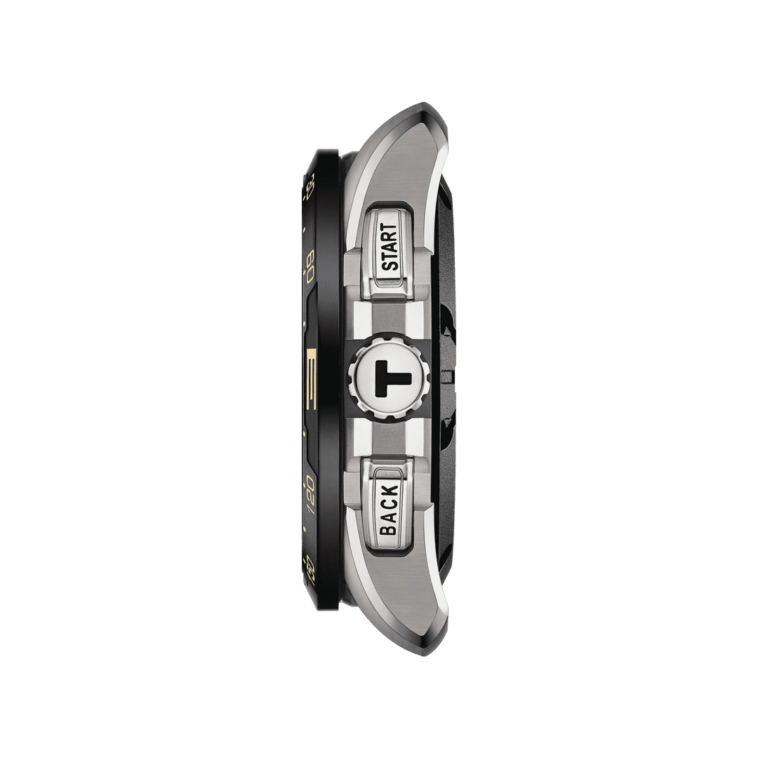 티쏘 티타늄 시계 T-터치 연결 솔라 47.5mm 블랙 석 영 티타늄 T121.420.47.051.07