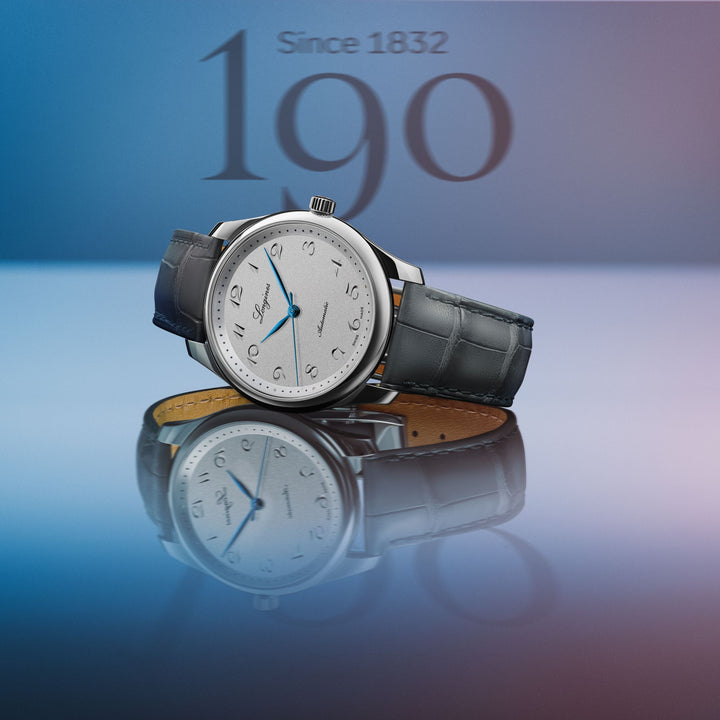 ロンジンマスターコレクション190周年記念時計40ミリメートル銀自動スチールL2.793.4.73.2