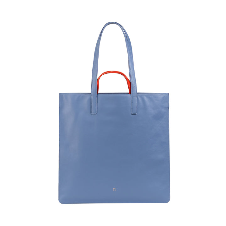 DuDu 여성용 큰 소프트 핸드백, 컬러 가죽 쇼핑 토트 백, 더블 핸들, 우아한 어깨 가방, 대용량 핸드백