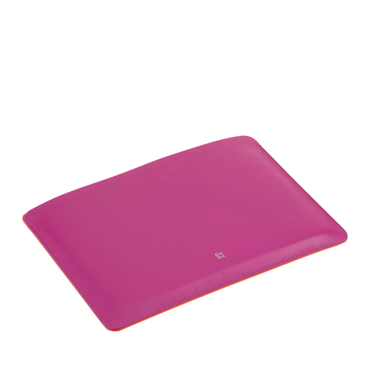 DuDu PC 13 英寸软皮革外壳, 袖套保护彩色笔记本笔记本 Macbook 13" 双色纤薄设计