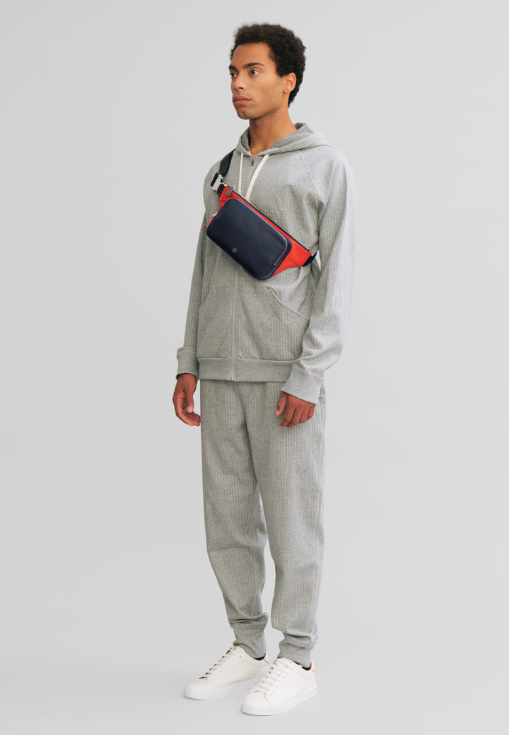 DuDu 남성용 컬러 가죽 가방, 스마트 폰 휴대 전화 휴대용 휴대용 가방을 가진 여행을위한 세련된 넓은 가방