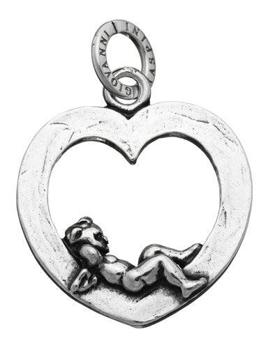 Giovanni Raspini charm Cuore Angelo argento 925 6098 - Gioielleria Capodagli