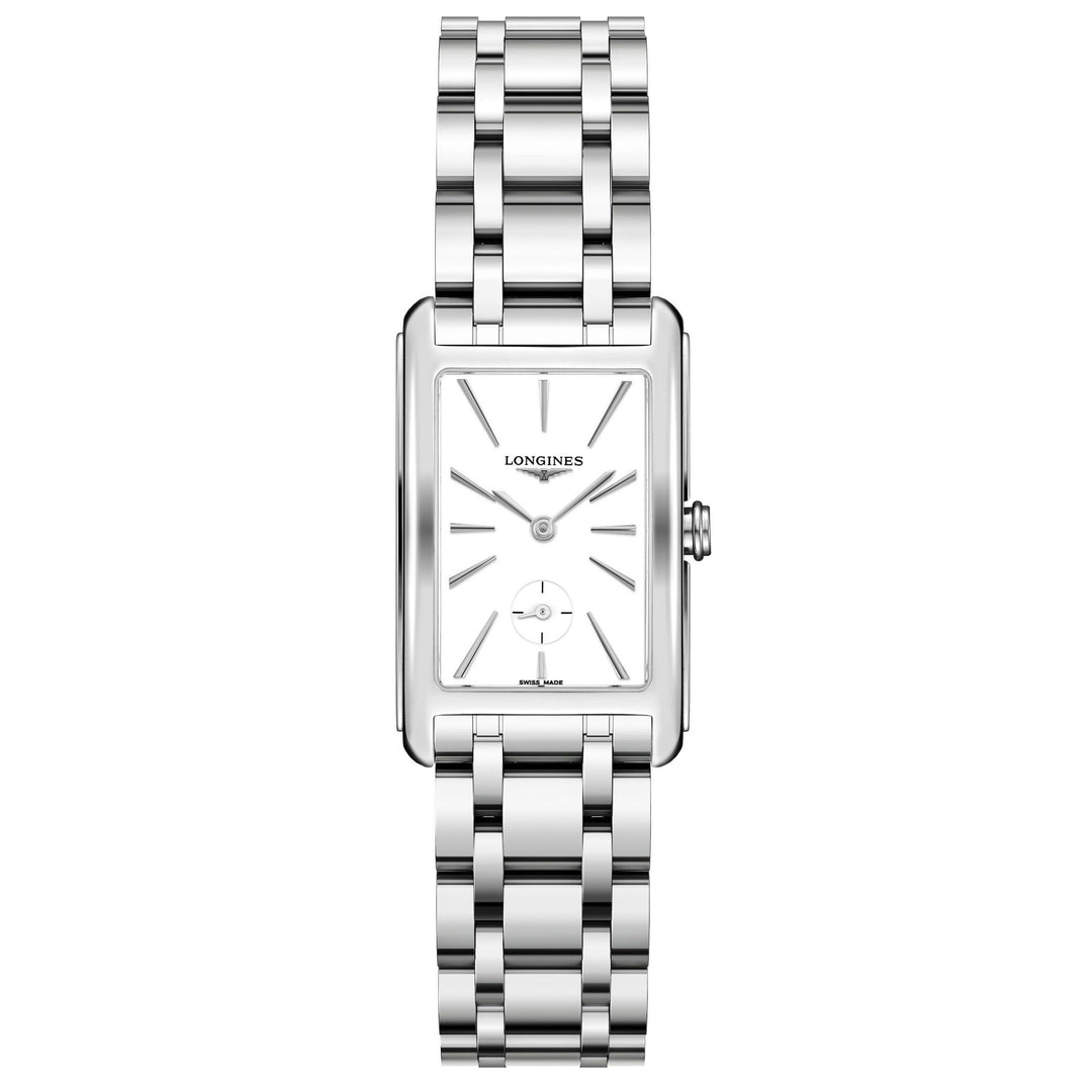 Longines orologio DolceVita 23.30x37mm bianco mat quarzo acciaio L5.512.4.11.6 - Gioielleria Capodagli