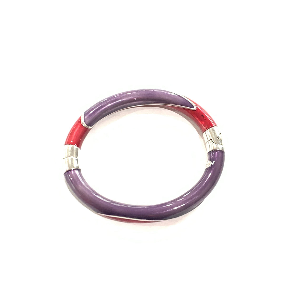 Menegatti cuff bracelet silver 925 enamel BR-ARG-0006