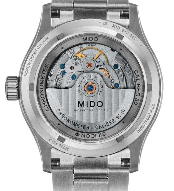 Mido orologio Multifort Chronometer 1 COSC 42mm bianco automatico acciaio M038.431.11.031.00 - Gioielleria Capodagli