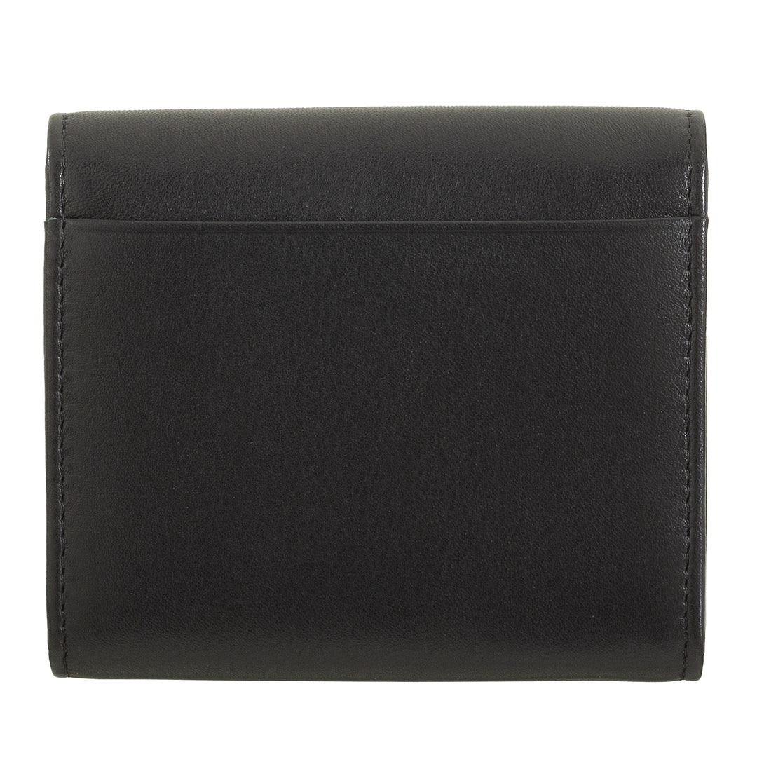 DuDu Zipコインウォレット付きスリムレザーレディーミニ財布、ボタン閉鎖、コンパクトカラー財布