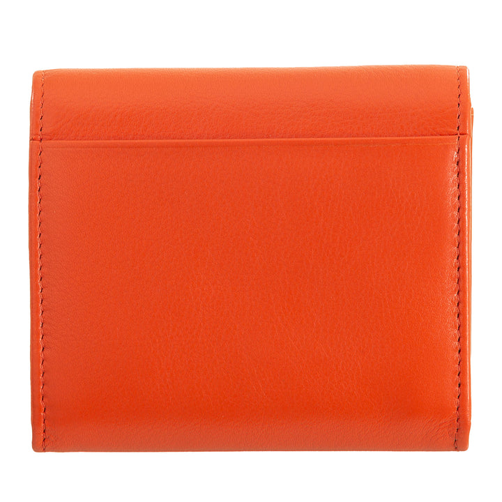 DuDu 여성용 미니 슬립 정품 가죽 지갑 Zip 동전 지갑, 버튼 클로저, 컴팩트 컬러 지갑
