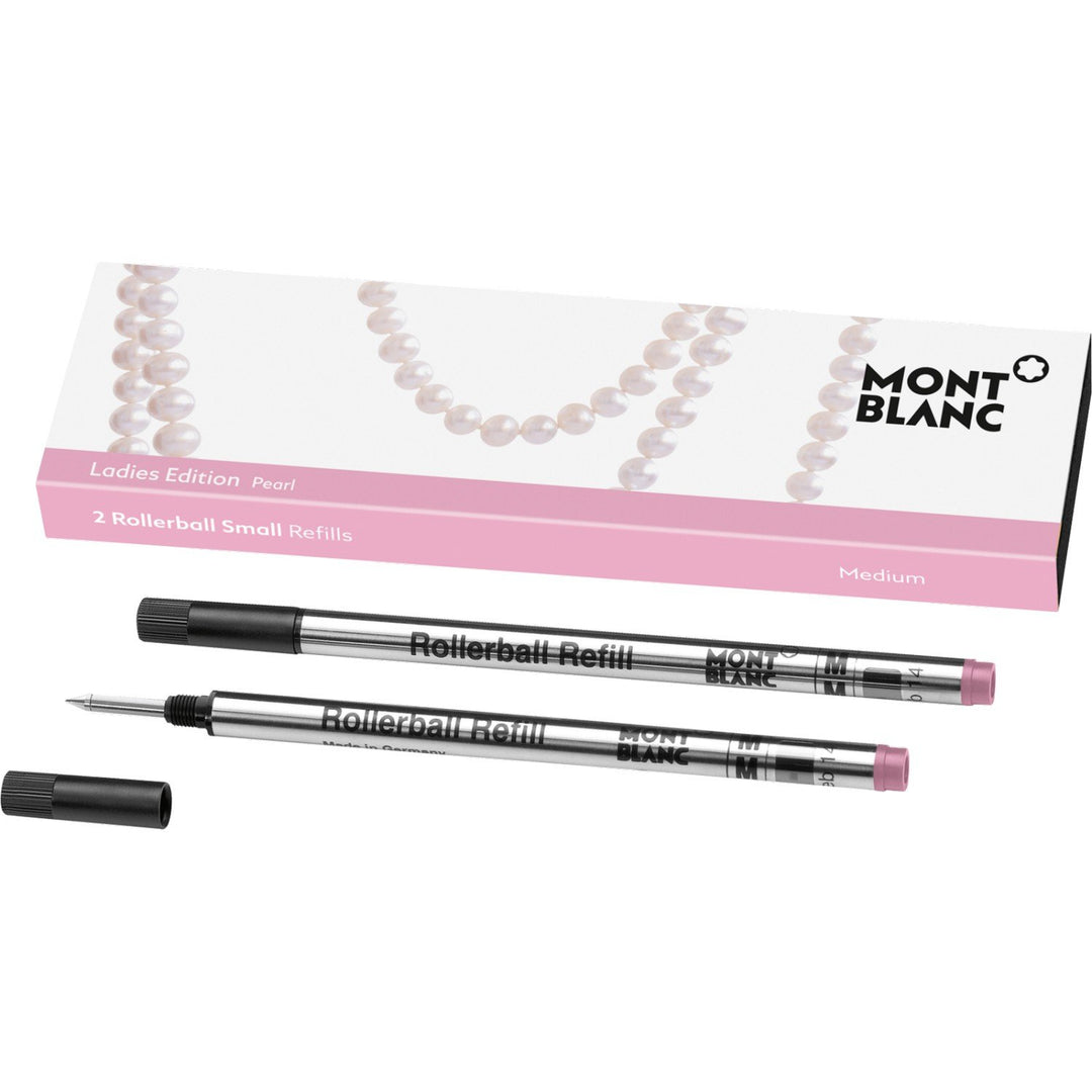 Montblanc 2 refill piccoli per roller Mozart (M) Ladies Edition Pearl ( rosa ) 118887 - Gioielleria Capodagli