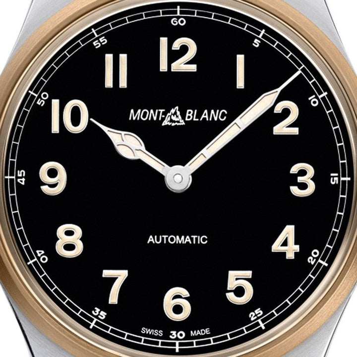 Montblanc orologio 1858 Automatic 40mm nero  automatico acciaio e bronzo 117833 - Gioielleria Capodagli