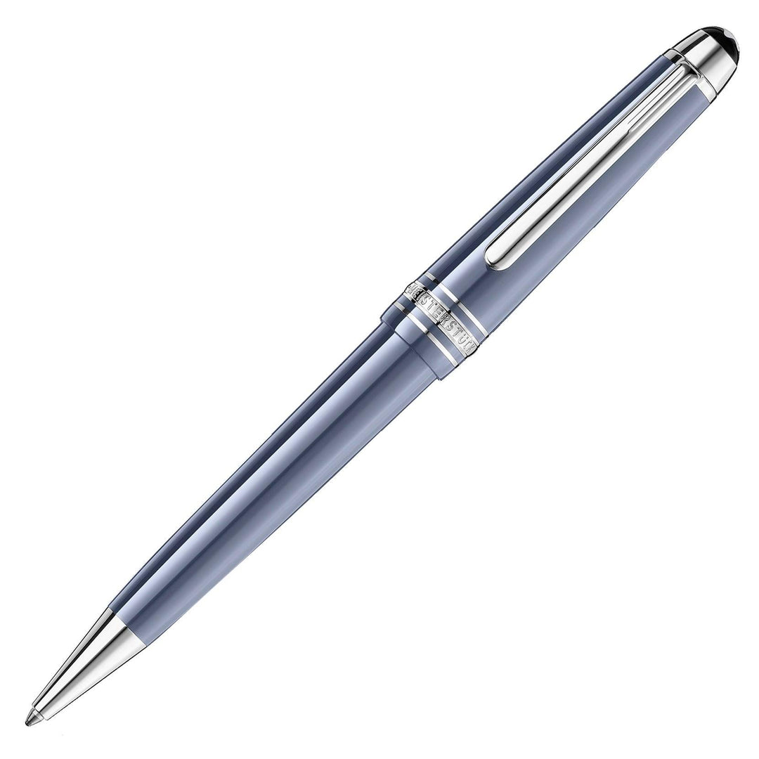 Montblanc penna a sfera Meisterstück Glacier Midsize blu 129395 - Capodagli 1937