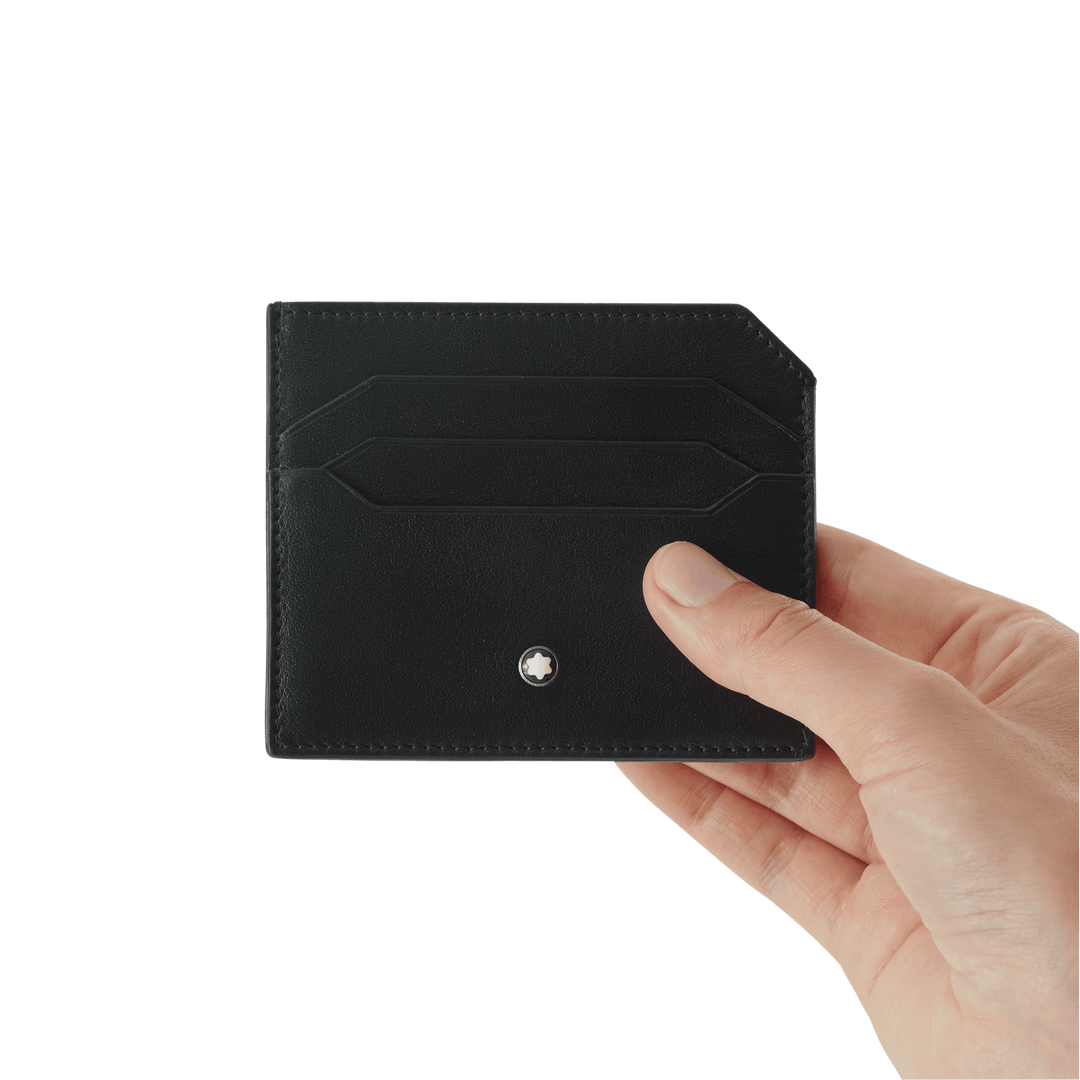 Montblanc porta carte 6 scomparti Meisterstück Selection Soft nero 130049 - Capodagli 1937