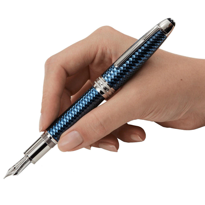 Montblanc stilografica Meisterstück Glacier Solitaire punta F 129406 - Capodagli 1937