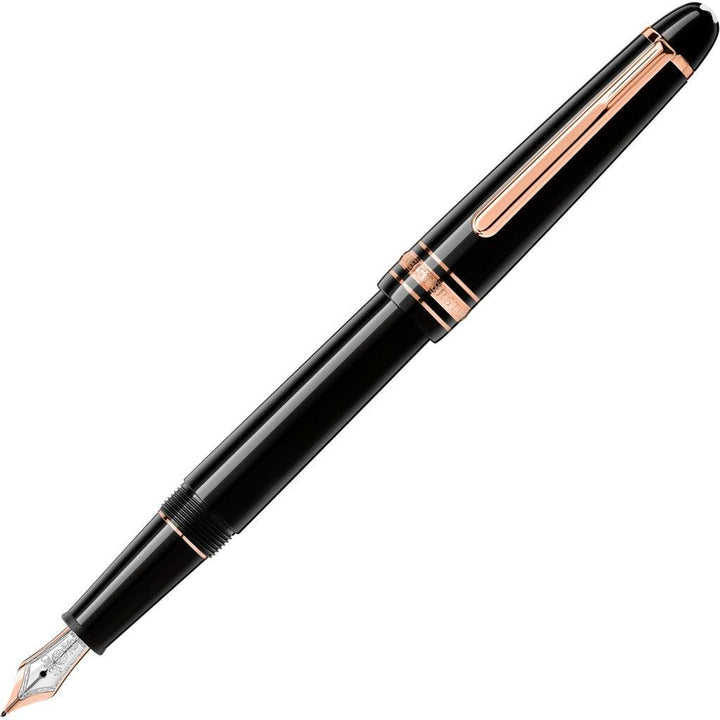 Montblanc stilografica Meisterstück Red Gold Coated Classique 112676 - Gioielleria Capodagli